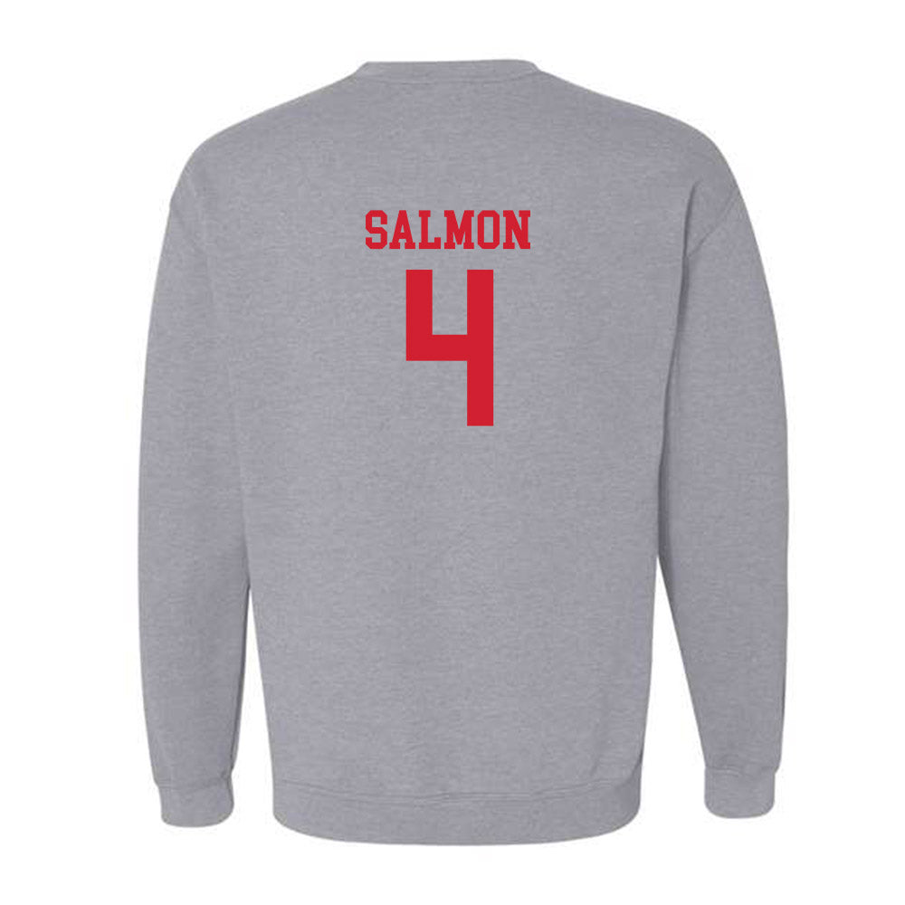 UNLV - NCAA Baseball : Jack Salmon - Classic Shersey Crewneck Sweatshirt-1
