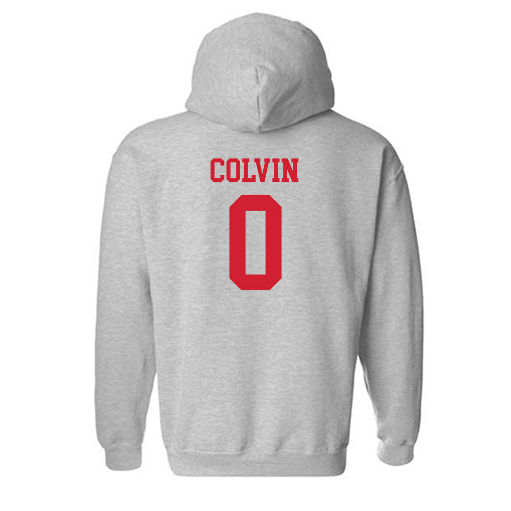 UNLV - NCAA Women's Basketball : Teagan Colvin - Classic Shersey Hooded Sweatshirt-1