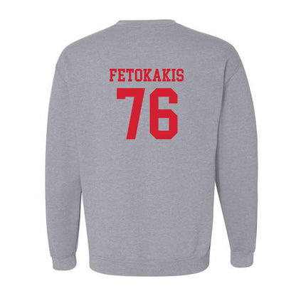 UNLV - NCAA Football : Chrysanthos Fetokakis - Classic Shersey Crewneck Sweatshirt-1