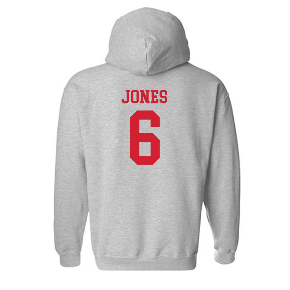UNLV - NCAA Men's Basketball : Tyrin Jones - Classic Shersey Hooded Sweatshirt-1