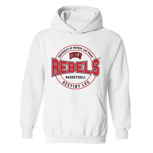 UNLV - NCAA Women's Basketball : Destiny Leo - Classic Shersey Hooded Sweatshirt-0
