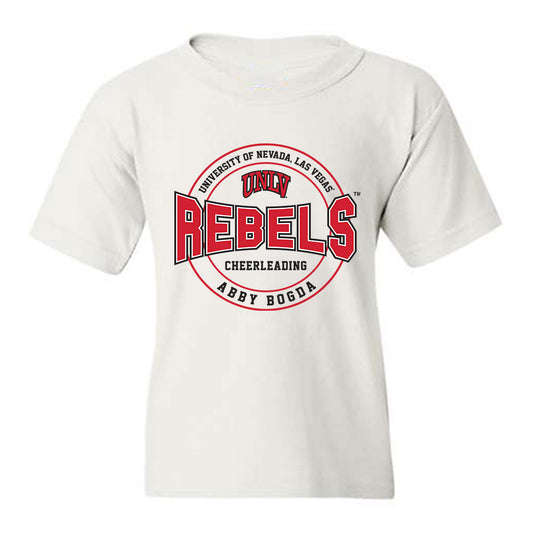 UNLV - NCAA Cheerleading : Abby Bogda - Classic Shersey Youth T-Shirt-0