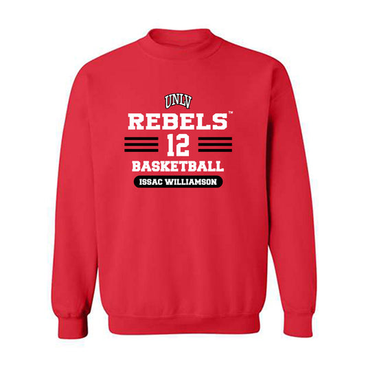 UNLV - NCAA Men's Basketball : Issac Williamson - Classic Shersey Crewneck Sweatshirt-0