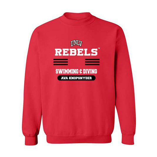 UNLV - NCAA Women's Swimming & Diving : Ava Knopsnyder - Classic Shersey Crewneck Sweatshirt-0