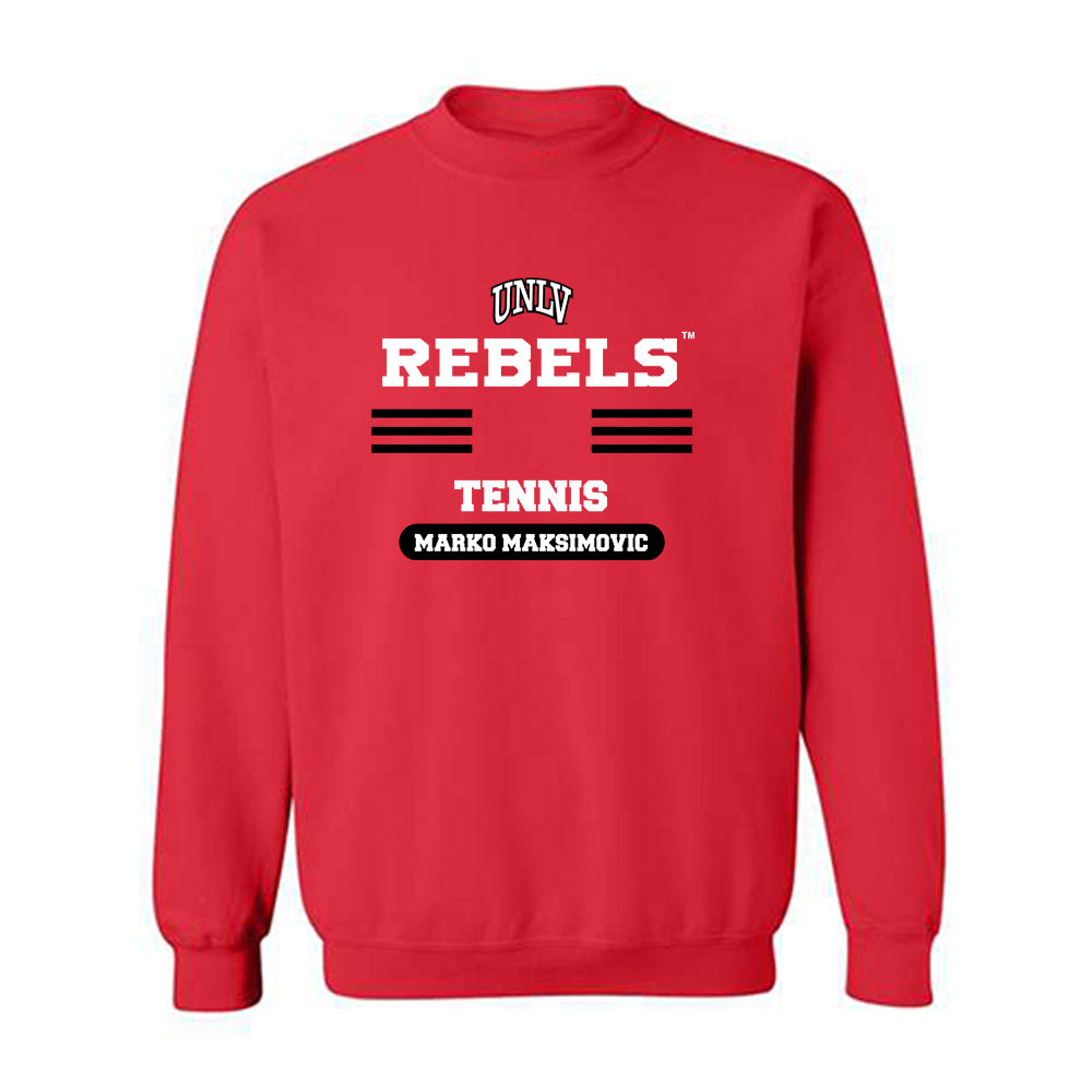 UNLV - NCAA Men's Tennis : Marko Maksimovic - Classic Shersey Crewneck Sweatshirt-0