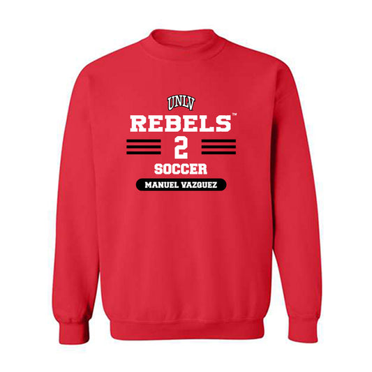 UNLV - NCAA Men's Soccer : Manuel Vazquez - Classic Shersey Crewneck Sweatshirt-0