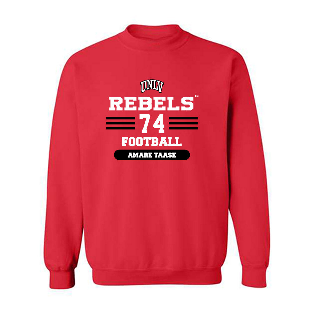 UNLV - NCAA Football : Amare Taase - Classic Shersey Crewneck Sweatshirt-0
