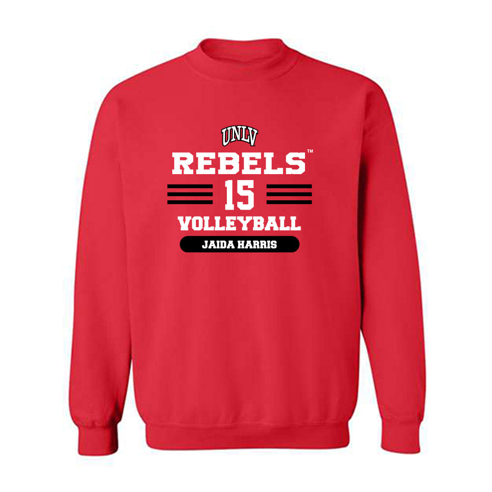 UNLV - NCAA Women's Volleyball : Jaida Harris - Classic Shersey Crewneck Sweatshirt-0