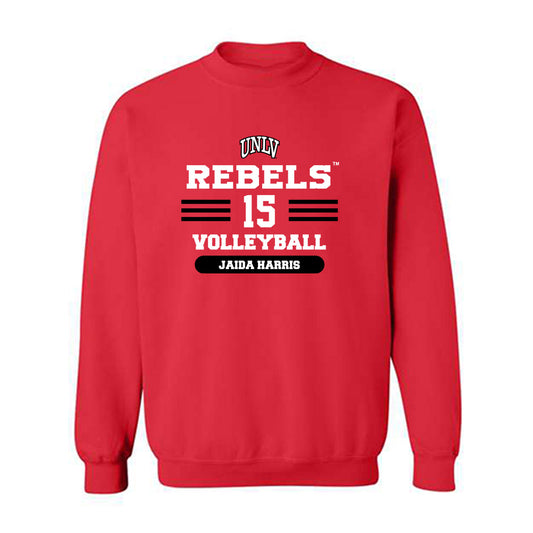 UNLV - NCAA Women's Volleyball : Jaida Harris - Classic Shersey Crewneck Sweatshirt-0