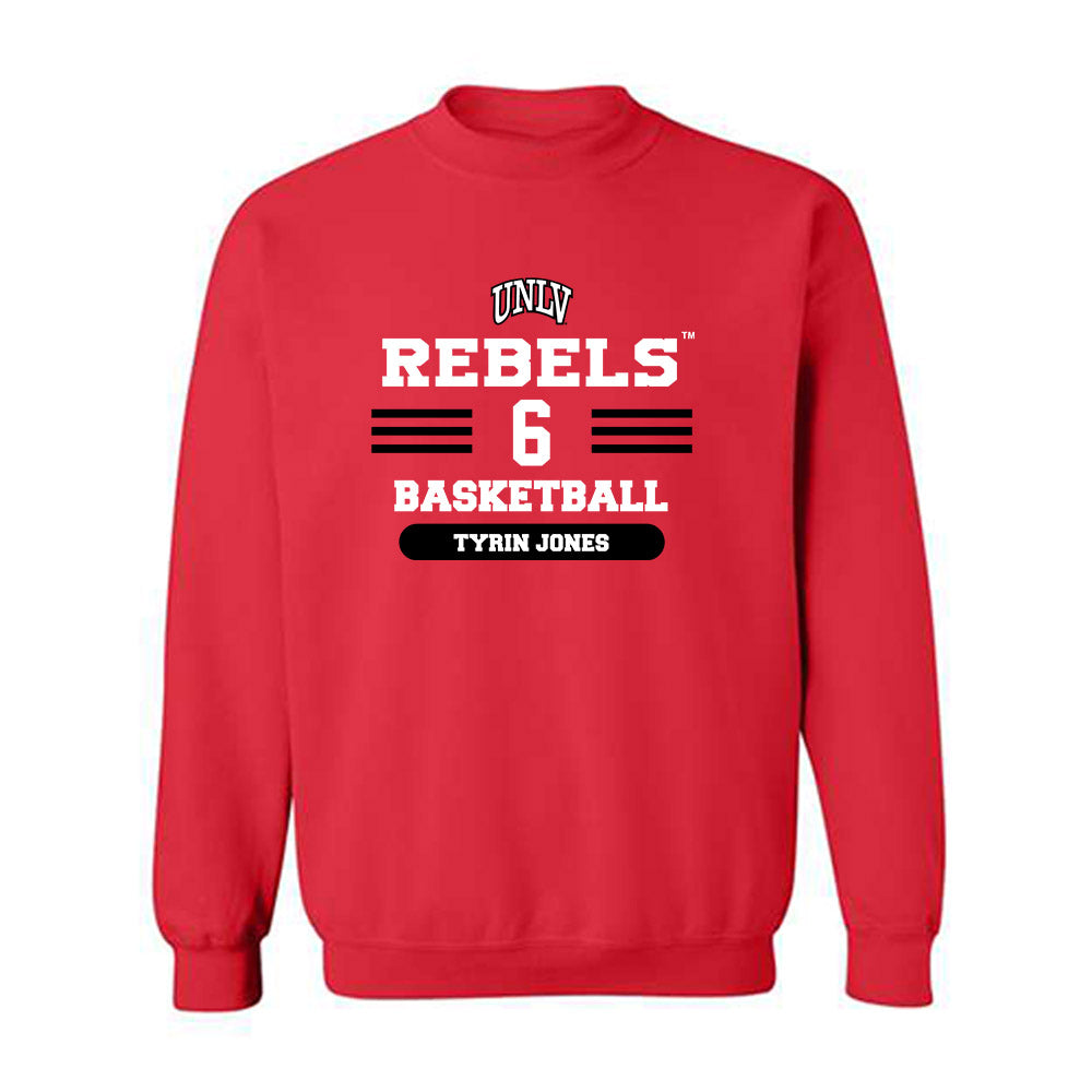UNLV - NCAA Men's Basketball : Tyrin Jones - Classic Shersey Crewneck Sweatshirt-0