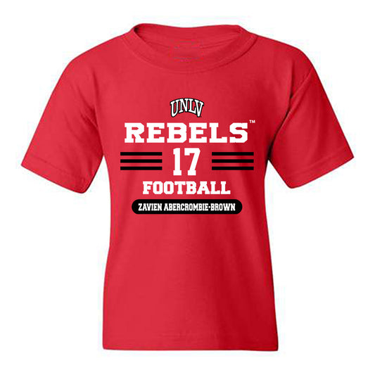 UNLV - NCAA Football : Zavien Abercrombie-Brown - Classic Shersey Youth T-Shirt-0