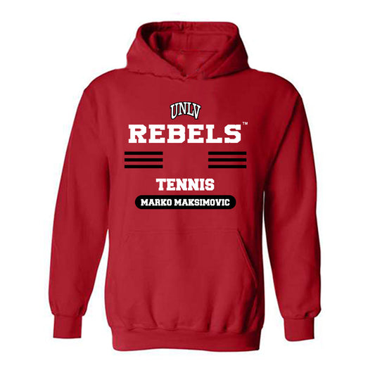 UNLV - NCAA Men's Tennis : Marko Maksimovic - Classic Shersey Hooded Sweatshirt-0