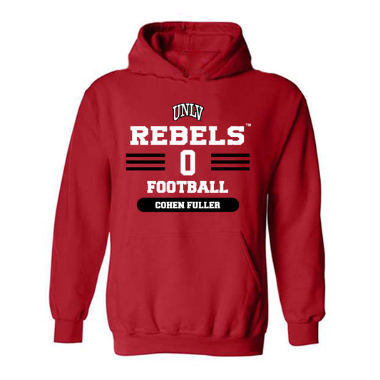 UNLV - NCAA Football : Cohen Fuller - Classic Shersey Hooded Sweatshirt-0