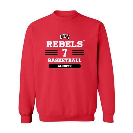 UNLV - NCAA Men's Basketball : Al Green - Classic Shersey Crewneck Sweatshirt-0