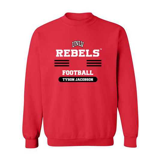 UNLV - NCAA Football : Tyson Jacobson - Classic Shersey Crewneck Sweatshirt-0