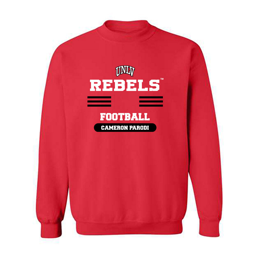 UNLV - NCAA Football : Cameron Parodi - Classic Shersey Crewneck Sweatshirt-0