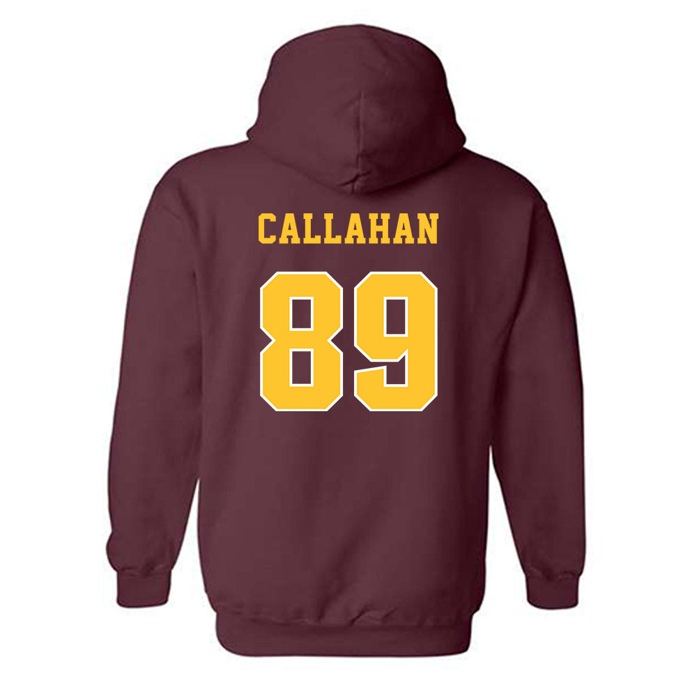 Central Michigan - NCAA Football : Rory Callahan - Classic Fashion Shersey Hooded Sweatshirt-1