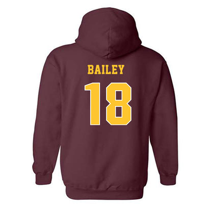 Central Michigan - NCAA Baseball : Hayden Bailey - Classic Fashion Shersey Hooded Sweatshirt-1