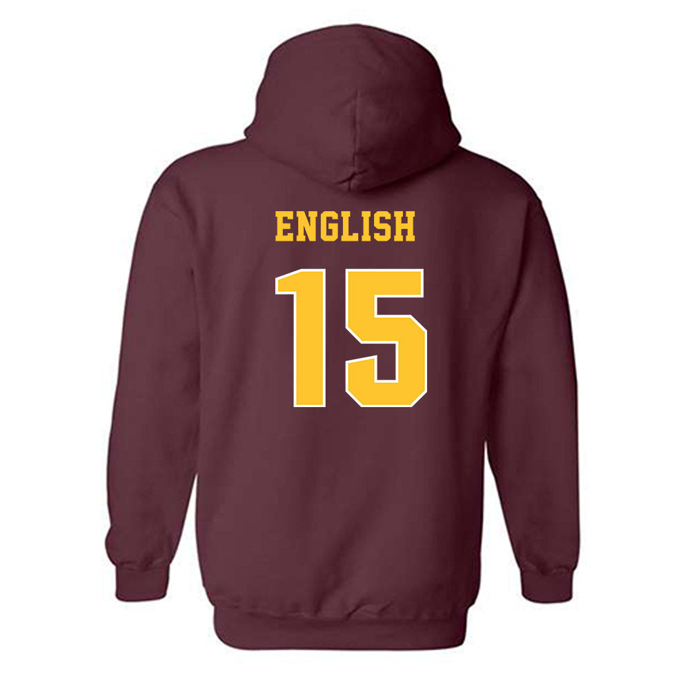 Central Michigan - NCAA Women's Lacrosse : Margaret English - Classic Fashion Shersey Hooded Sweatshirt-1