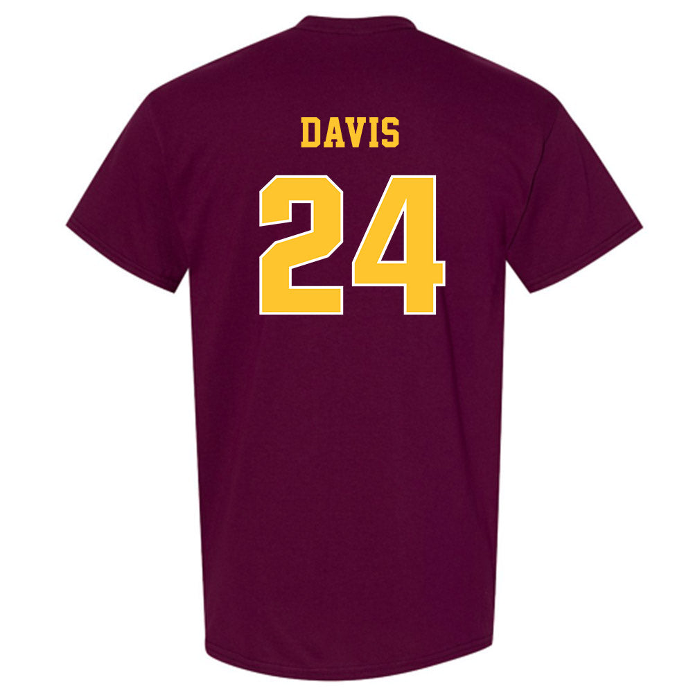 Central Michigan - NCAA Women's Basketball : Indya Davis - Classic Fashion Shersey T-Shirt-1