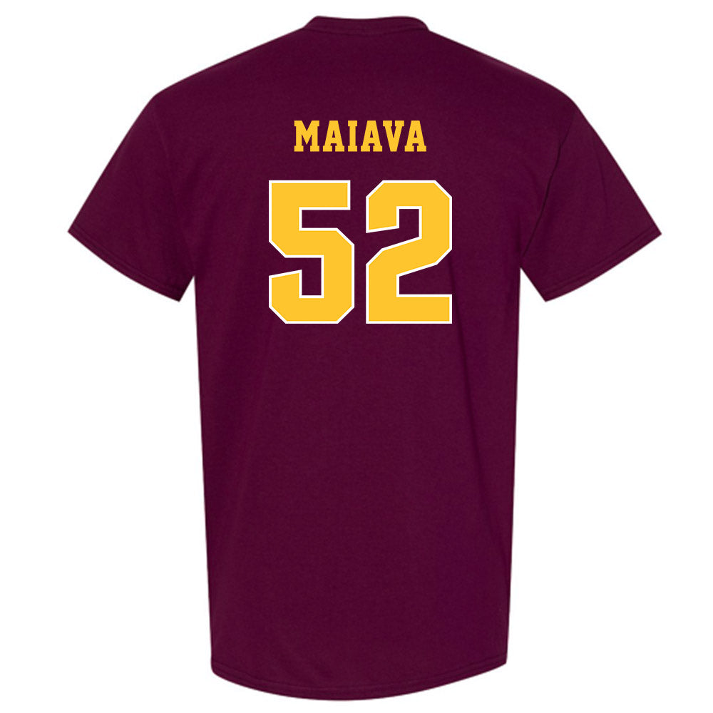 Central Michigan - NCAA Football : Dom Maiava - Classic Fashion Shersey T-Shirt-1