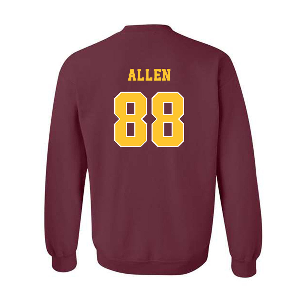 Central Michigan - NCAA Football : Jaden Allen - Classic Fashion Shersey Crewneck Sweatshirt-1