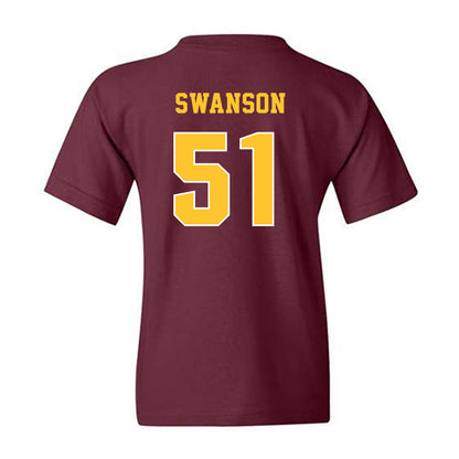 Central Michigan - NCAA Football : Landon Swanson - Classic Fashion Shersey Youth T-Shirt-1