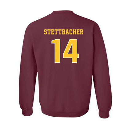 Central Michigan - NCAA Baseball : Drew Stettbacher - Classic Fashion Shersey Crewneck Sweatshirt-1
