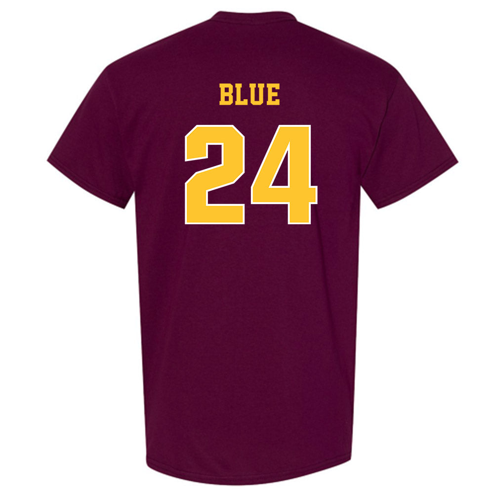 Central Michigan - NCAA Football : Vaughn Blue - Classic Fashion Shersey T-Shirt-1