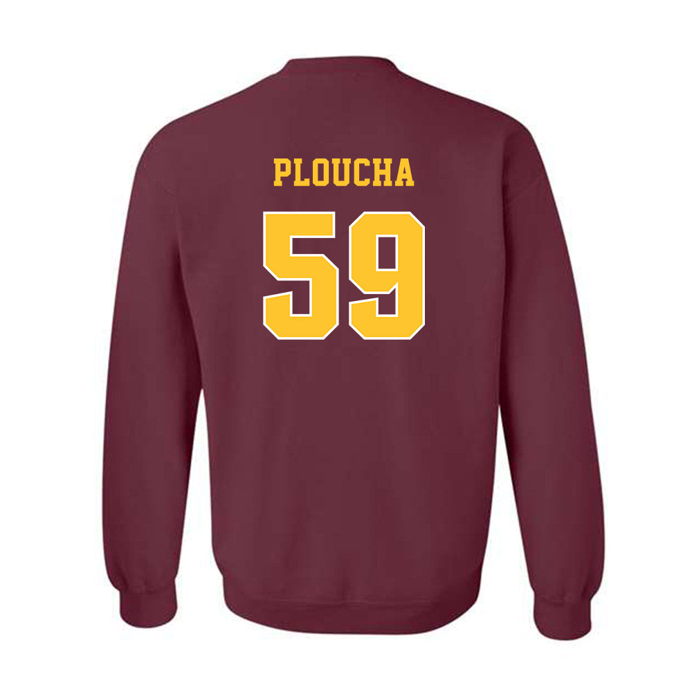 Central Michigan - NCAA Football : Brady Ploucha - Classic Fashion Shersey Crewneck Sweatshirt-1