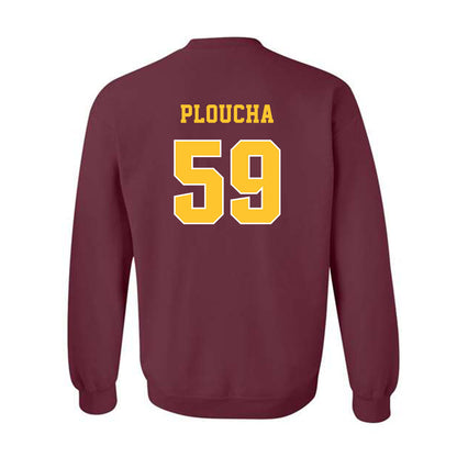 Central Michigan - NCAA Football : Brady Ploucha - Classic Fashion Shersey Crewneck Sweatshirt-1