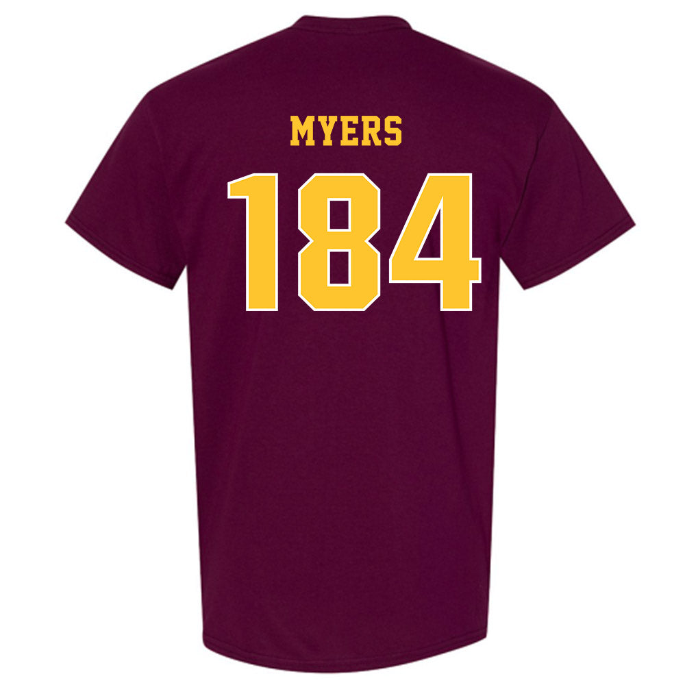 Central Michigan - NCAA Wrestling : Trey Myers - Classic Fashion Shersey T-Shirt-1