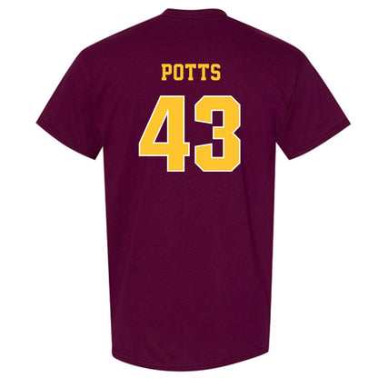 Central Michigan - NCAA Baseball : Tyson Potts - Classic Fashion Shersey T-Shirt-1