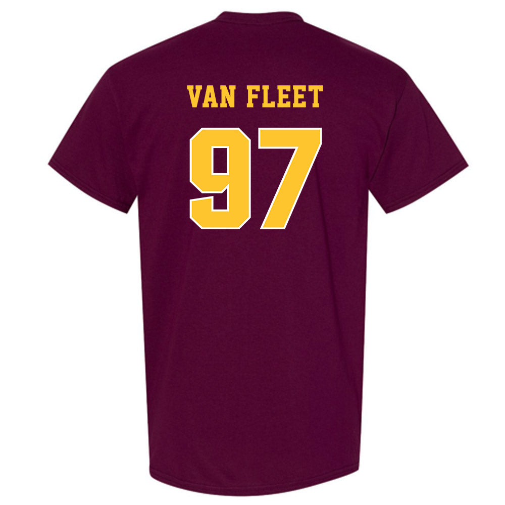 Central Michigan - NCAA Football : Maxwell Van Fleet - Classic Fashion Shersey T-Shirt-1