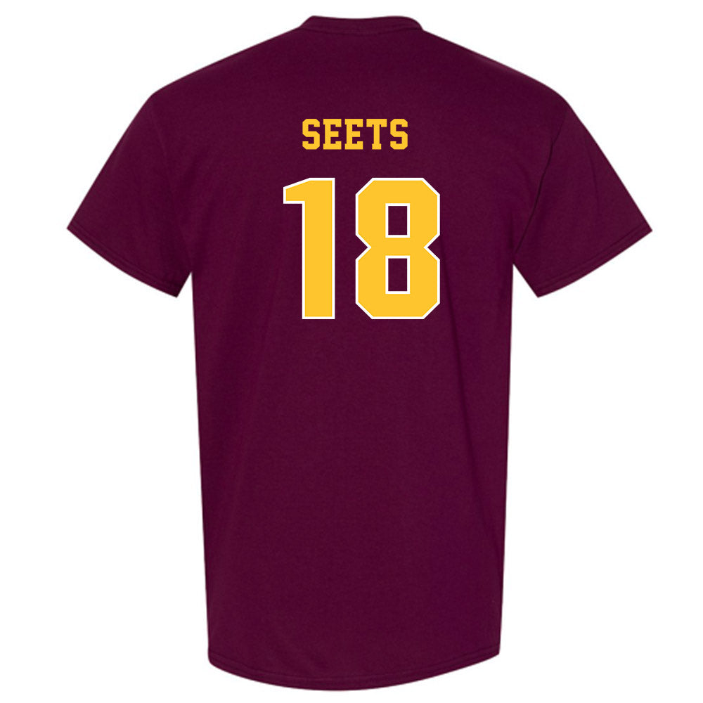Central Michigan - NCAA Football : Geno Seets - Classic Fashion Shersey T-Shirt-1
