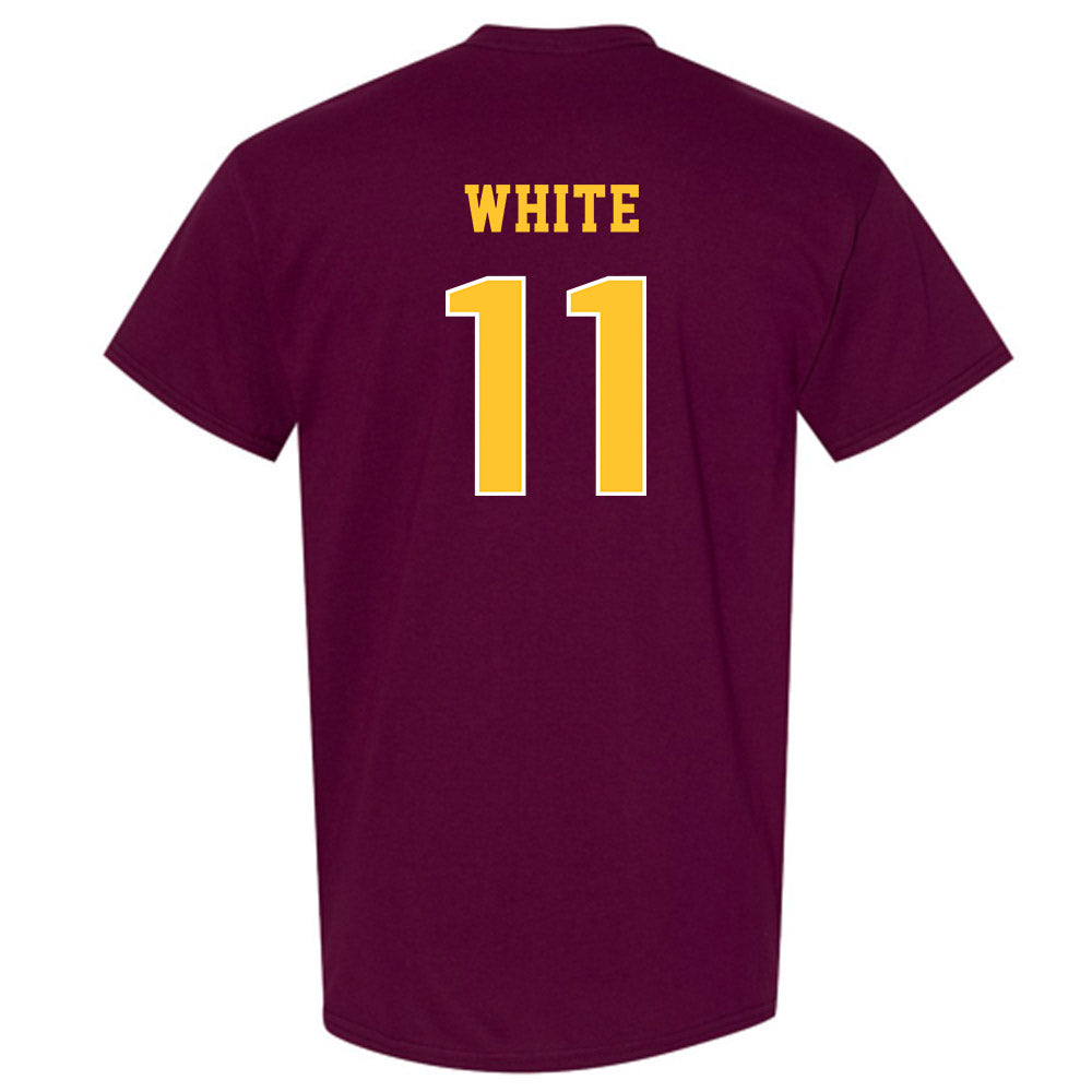 Central Michigan - NCAA Football : Xavier White - Classic Fashion Shersey T-Shirt-1