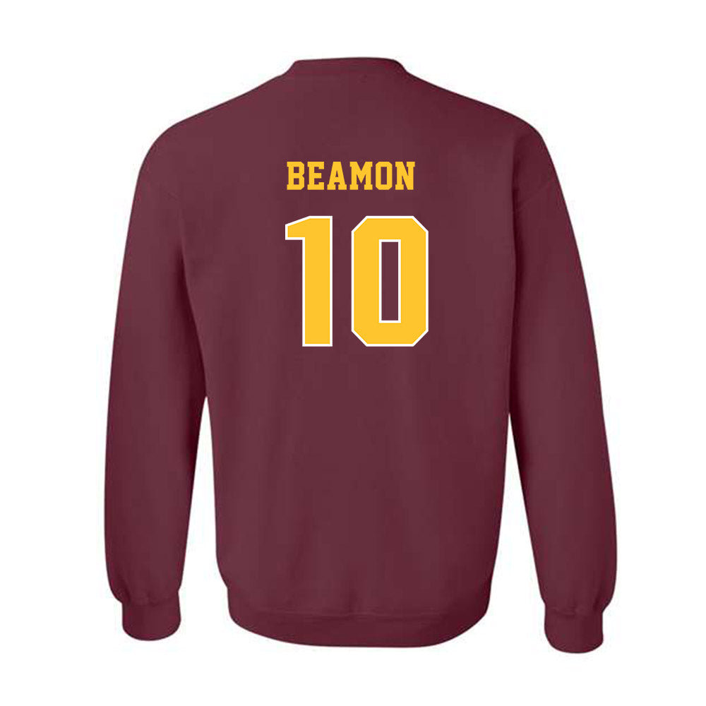 Central Michigan - NCAA Football : Marcus Beamon - Classic Fashion Shersey Crewneck Sweatshirt-1