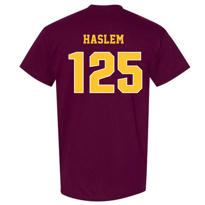 Central Michigan - NCAA Wrestling : Cristian Haslem - Classic Fashion Shersey T-Shirt-1