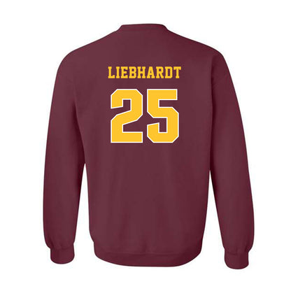 Central Michigan - NCAA Football : Trey Liebhardt - Classic Fashion Shersey Crewneck Sweatshirt-1
