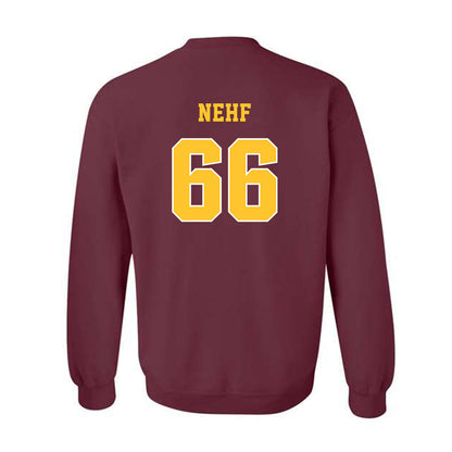 Central Michigan - NCAA Football : Matthew Nehf - Classic Fashion Shersey Crewneck Sweatshirt-1