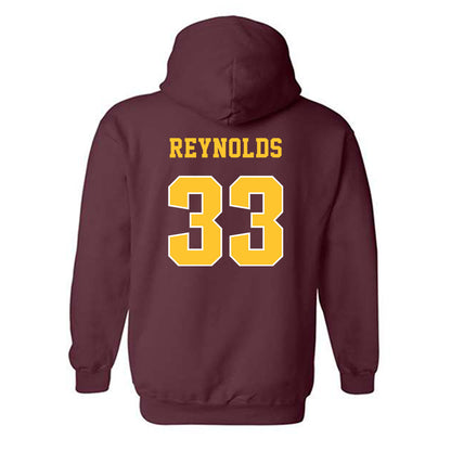 Central Michigan - NCAA Football : Elijah Reynolds - Classic Fashion Shersey Hooded Sweatshirt-1