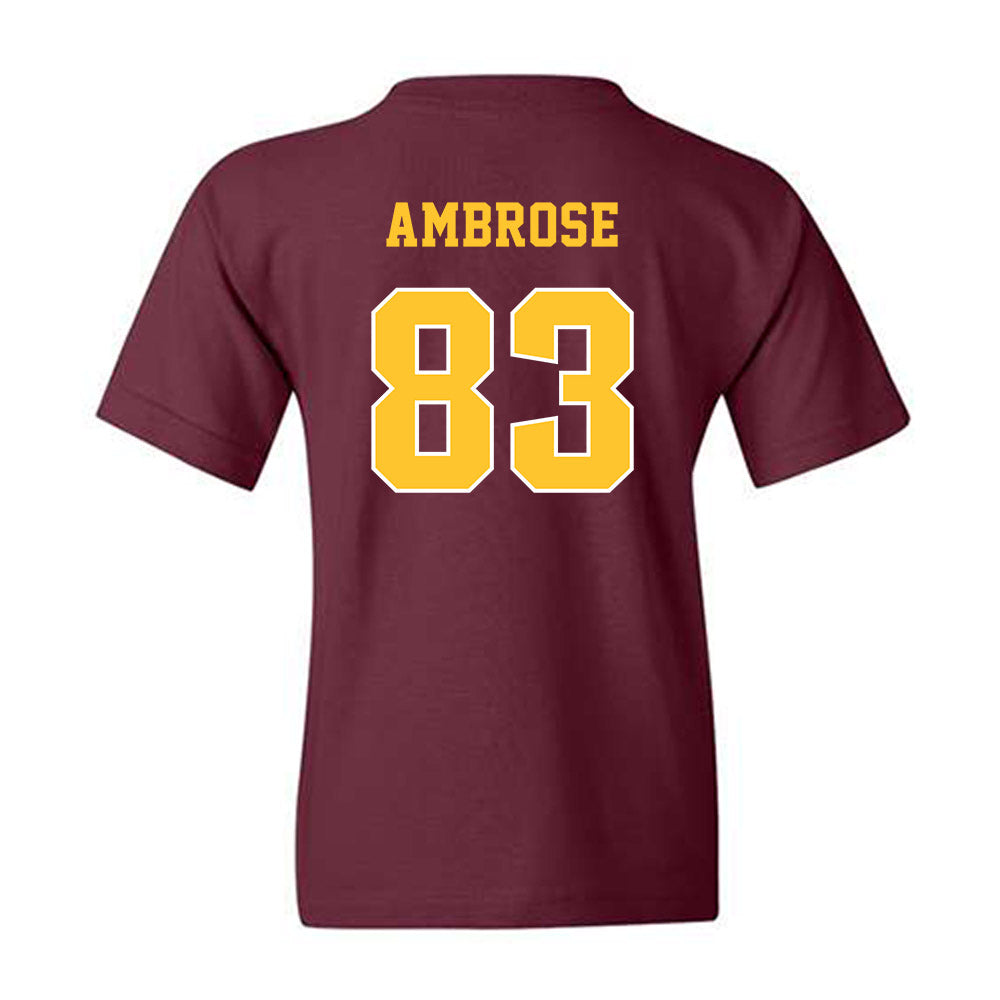 Central Michigan - NCAA Football : Travis Ambrose - Classic Fashion Shersey Youth T-Shirt-1