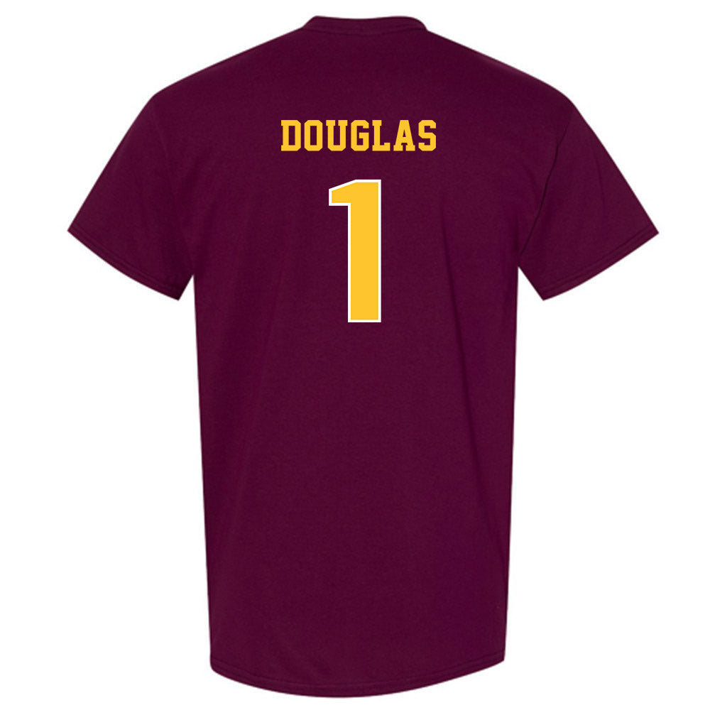 Central Michigan - NCAA Football : JJ Douglas - Classic Fashion Shersey T-Shirt-1