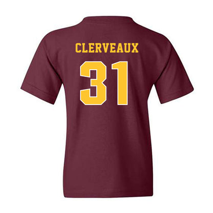 Central Michigan - NCAA Football : Jayden Clerveaux - Classic Fashion Shersey Youth T-Shirt-1