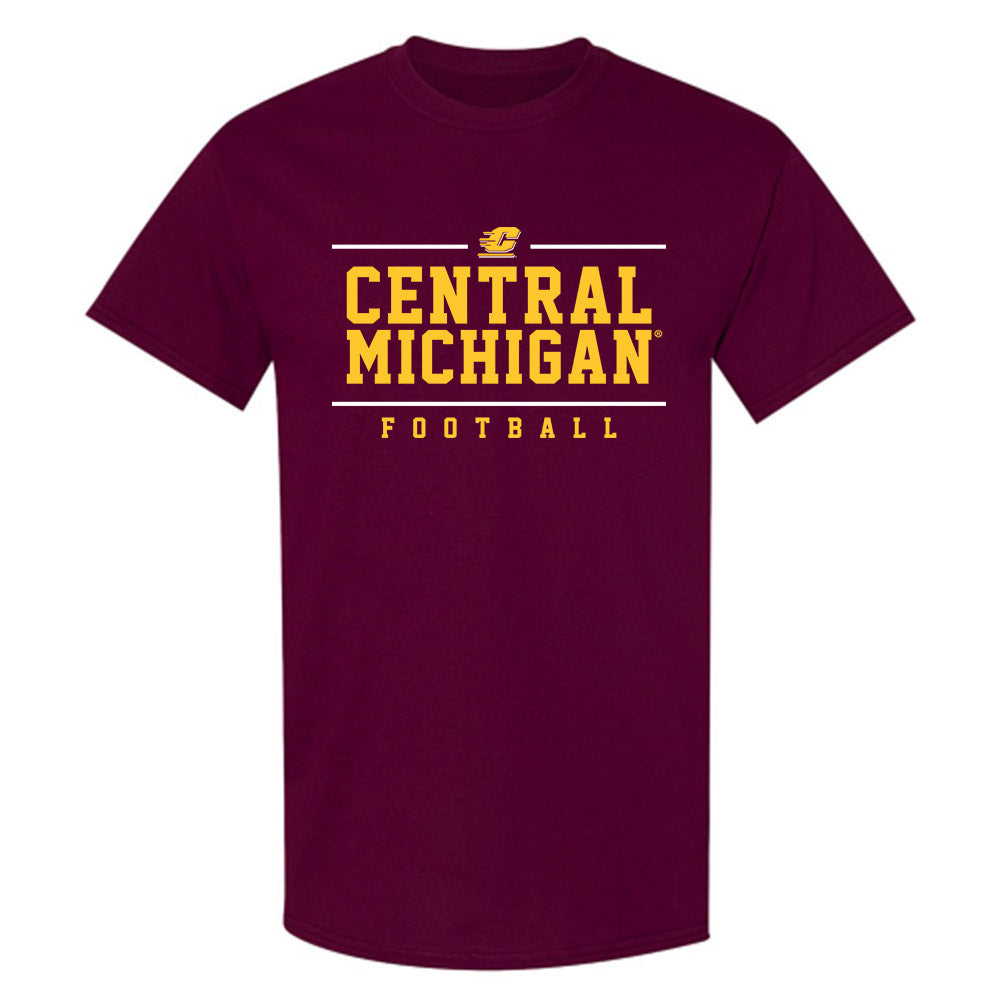 Central Michigan - NCAA Football : Xavier White - Classic Fashion Shersey T-Shirt-0