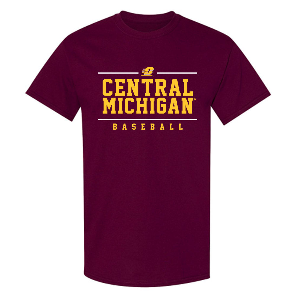 Central Michigan - NCAA Baseball : Tommy Rose - Classic Fashion Shersey T-Shirt-0
