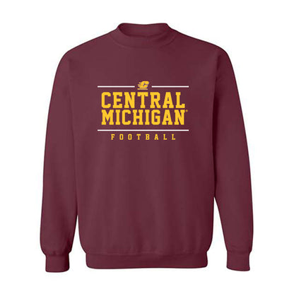 Central Michigan - NCAA Football : Marcus Beamon - Classic Fashion Shersey Crewneck Sweatshirt-0