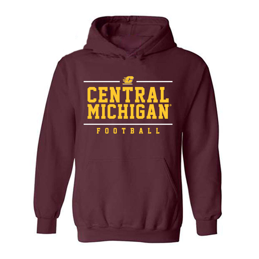 Central Michigan - NCAA Football : Matt Sexton - Classic Fashion Shersey Hooded Sweatshirt-0
