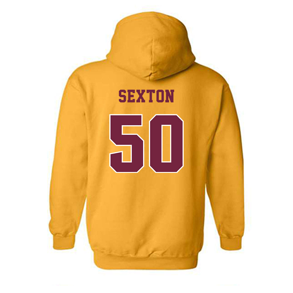 Central Michigan - NCAA Football : Matt Sexton - Classic Fashion Shersey Hooded Sweatshirt-1