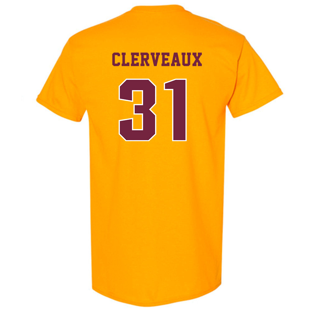 Central Michigan - NCAA Football : Jayden Clerveaux - Classic Fashion Shersey T-Shirt-1
